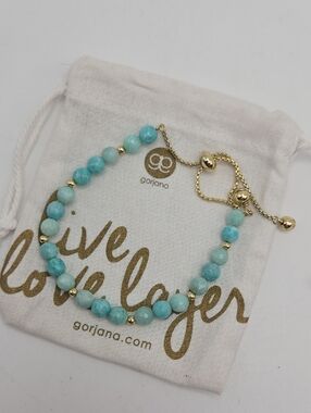 NWOT Gorjana Amazonite Power Gemstone Bracelet